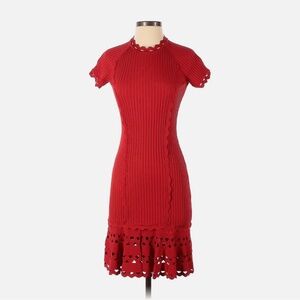 Jonathan Simkhai Knit Zig Zag Dress, Size XS
